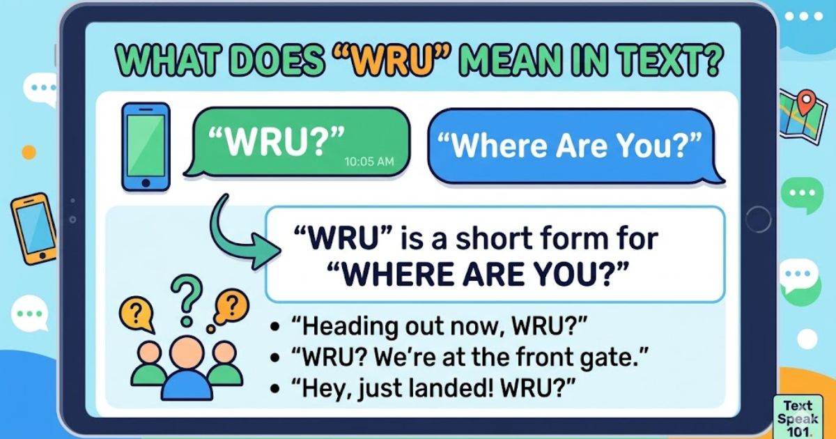 WRU Mean in Text