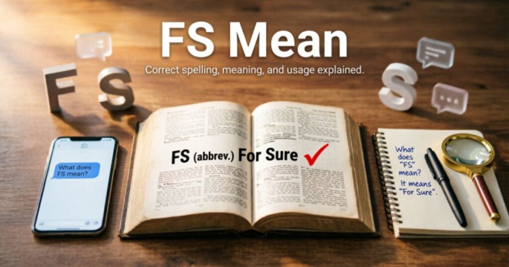 FS Mean In Text