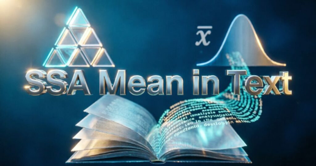 SSA Mean In Text